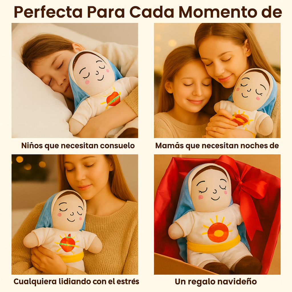 Peluche de María con Respiración Suave